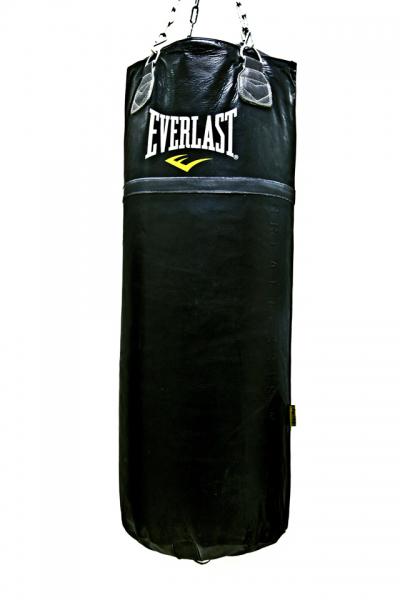 Мешок боксерский Everlast Super Leather 125lb 55кг